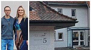 Laura und Björn Kaiser (Bild links) eröffnen in wenigen Tagen im Laufenburger Stadtteil Bizgen das Hotel Garni „Magnolie“. Es ist der ...