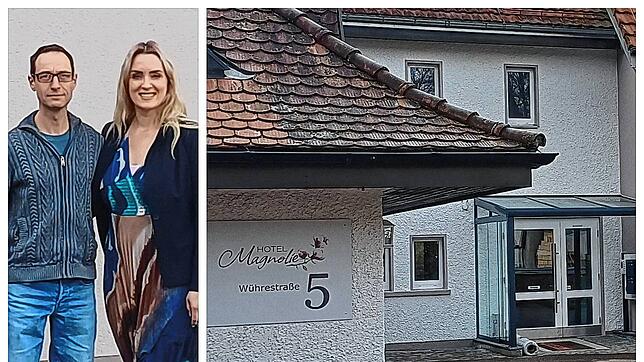 Laura und Björn Kaiser (Bild links) eröffnen in wenigen Tagen im Laufenburger Stadtteil Bizgen das Hotel Garni „Magnolie“. Es ist der ...