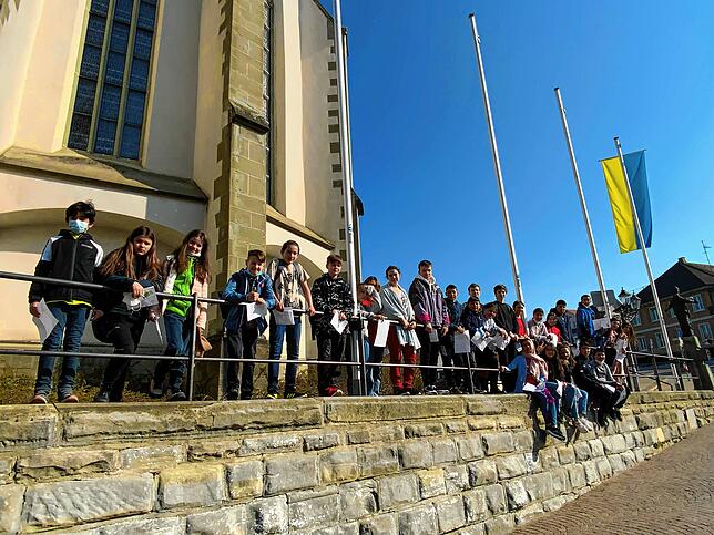 Zwei Vorbereitungsklassen, sogenannte VKL-Klassen, gibt es inzwischen am Schulverbund des Bildungszentrums. Eine der beiden Klassen ...
