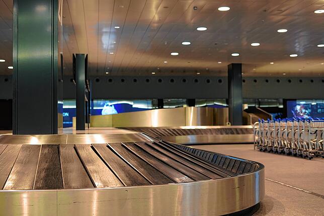 Gespenstisch: Der verlassene Flughafen Zürich im April während der Infektionsschutzmaßnahmen gegen das Corona-Virus.