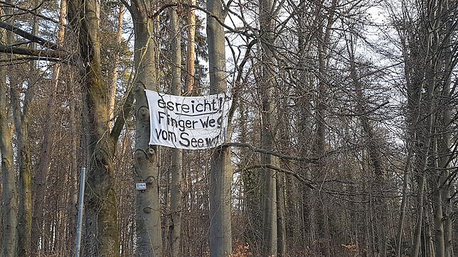 Die Firma Liebherr sucht derzeit Alternativen für eine Teilrodung von 3,6 Hektar des Seewaldes.