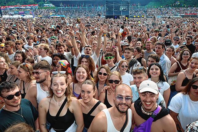 Bild 8: Am zweiten Tag des Campus-Festivals 2025 wird nochmals aufgedreht