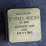 Berthold Haberer war ein Angestellter beim Finanzamt. Sein Sohn Joseph, der überlebte, ist Namensgeber eines VS-Preises für Demokratie ...