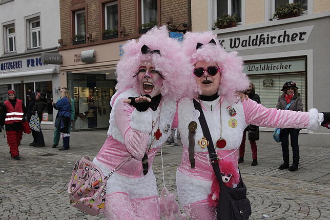 Bild 1: Bilder vom Umzug der Katzenmusik am Montagmorgen