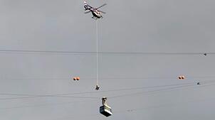 Insassen der Dornbirner Karrenseilbahn wurden von einem Hubschrauber gerettet. (Archivfoto)
