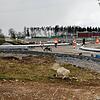 Derzeit entsteht der erste der beiden neuen Kreisverkehre der L 225 auf Höhe des Daimler-Prüfzentrums und der Sporthalle Talmannsberg.