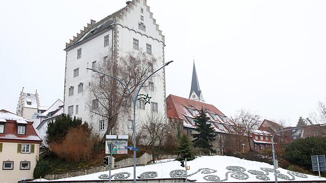 Blick auf Bischhofsschloss in Markdorf.