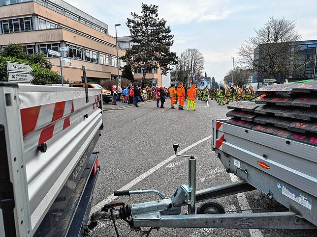 Viel Arbeit hatte auch der Baubetriebshof der Stadt Waldshut-Tiengen mit der Vorbereitung und den Aufräumarbeiten.