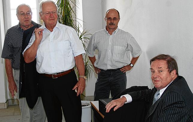 Zuversichtlich: Ehrenpräsident und Anwalt Richard Jacobs (rechts) vertrat den Südbadischen Fußballverband beim Rechtsstreit vor dem ...