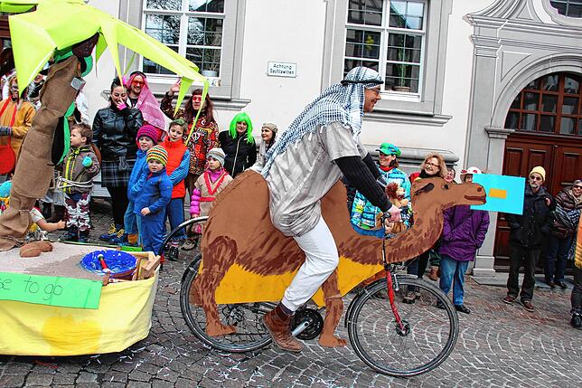 Die Wüste lebt, wie diese &bdquo;Oase to go&ldquo; 2014 bewies.