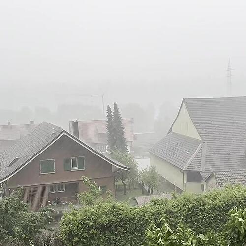 Unwetter in Schwörstadt