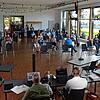 Im Saal und an der offenen Außentür waren bis zu 33 Einwohner beim Bürgerdialog von Bodman-Ludwigshafen zum Badeverbot und anderen ...