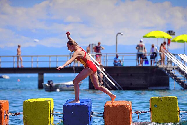 Bild 9: Wasserspaß auch ohne Seehas: Beim Eierlauf im Strandbad dieses Wochenende darf jeder mitmachen
