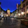 Weniger Demonstranten als üblich: Am frühen Montagabend ist Rottweil noch leer. Als Gegenveranstaltung wird ein Internetforum angeboten.