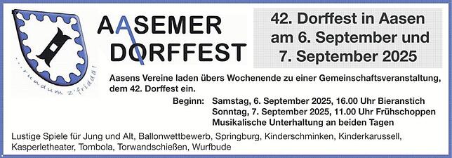 Bild 3: Dorffest Aasen: Das tolle Event mit dem ländlichen Flair