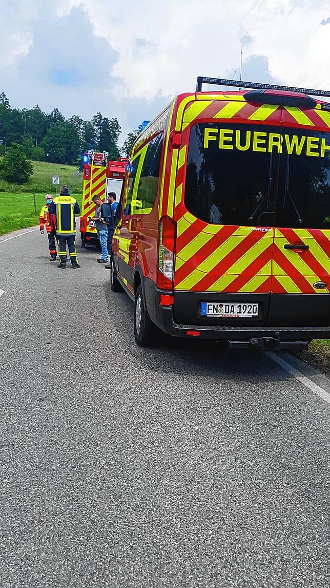 Für die Daisendorfer Feuerwehr war es der erste „Storch-Einsatz“. Wie Kommandant Thomas Ritsche erzählt, habe er so etwas ...
