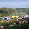 Blick auf das Gewerbegebiet Sulzfeld am westlichen Eingangsbereich von Stühlingen, wo eine Investorin unter anderem ein Motel für ...