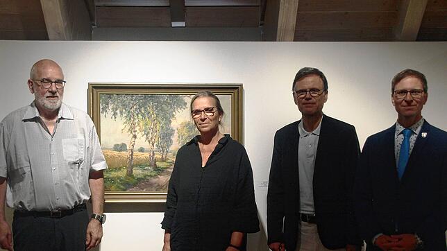 „Zu kurz“ lautet der Titel der Ausstellung mit Gemälden von Karl Bartels, die Günter Hoffmann, Margret Köpfer, Jürgen Glocker und ...