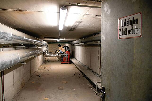 Dieser Gang führte aus dem Keller des Milchwerks einst ins Kesselhaus.