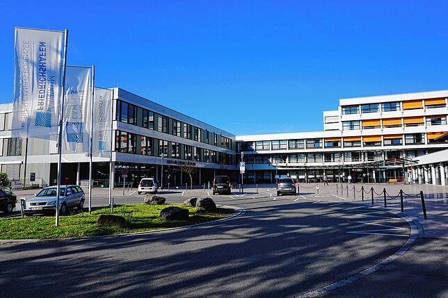 Das Klinikum Friedrichshafen, Haupthaus des Medizin Campus Bodensee