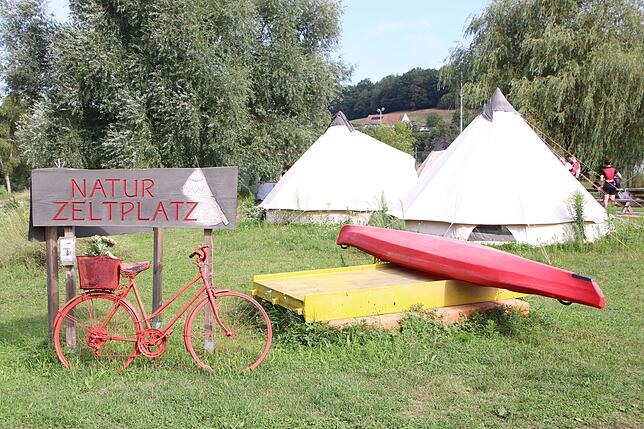 Schön zum Ausspannen: Der Naturzeltplatz in Murg.