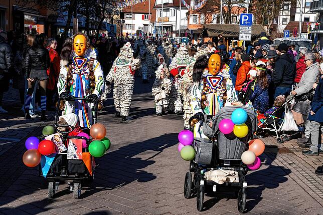 Bild 14: So schön war‘s am Samstag beim Umzug des Narrentreffens in Bad Dürrheim