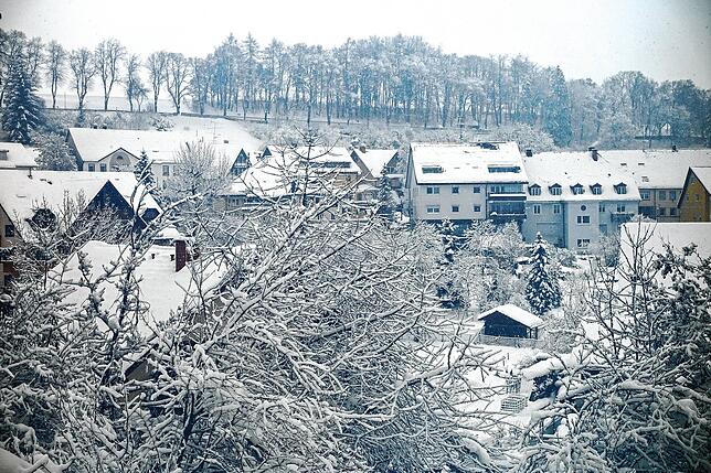 Bild 4: Es schneit und schneit: Schneepflüge und Schneeschieber haben in Bonndorf Hochkonjunktur