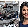 Das Bild zeigt das Ausmaß der Zerstörung in Kahramanmaras, der Heimat der Familie von Derya Türk-Nachbaur. Die SPD-Bundestagsabgeordnete ...