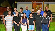 Die neugewählten und geehrten Mitglieder des Fußballclubs Triberg. Vorne (von links) Felix Kentischer, Aleksandra Gardas, Lisa Nagel, ...