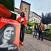 Derya Türk-Nachbaur Sonntagabend in Villingen bei ihrer Wahlparty: Das lange Warten der SPD-Wahlkreis-Kandidatin aus Schwarzwald-Baar ...