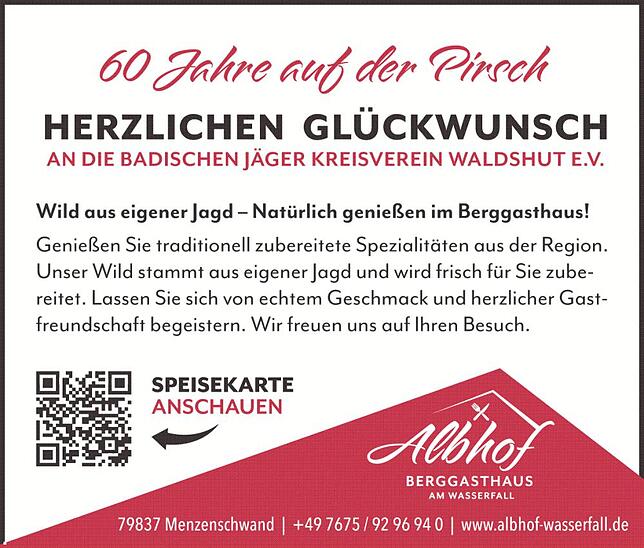 Bild 1: 60 Jahre Badische Jäger Kreisverein WT : Besucher erfahren viel über heimische Tierwelt