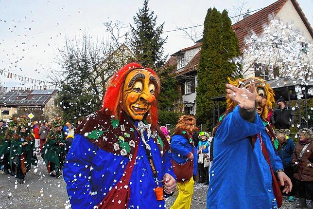 Bild 11: Narrenverein Heuliecher: Die besten Bilder aus dem Jubiläumsumzug