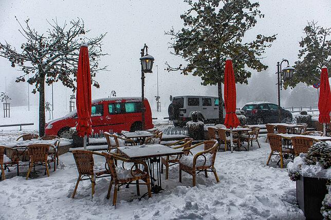 Bild 7: Bilder vom ersten Schnee auf dem Feldberg &ndash; neue Woche wird wechselhaft