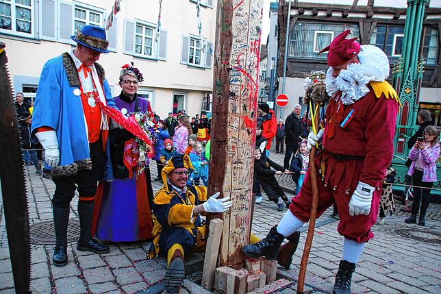 Bild 11: Bilder vom Fasnetverbrennen in Meßkirch 2025: Ein einzigartiges Spektakel!