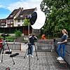 Filmaufnahmen auf der Terrasse des Kindergartens Sankt Angelus in Überlingen. In Zusammenarbeit mit der Agentur LE Marketing kommen ...