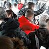 Kein Sitzplatz, kein Stehplatz mehr, dichtes Gedränge: Dieses Bild vom Februar 2020 zeigt, wie es auch heute noch auf der Hochrheinbahn ...