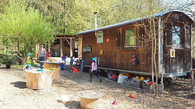 Der Waldkindergarten in Jestetten ist der älteste im Kreis Waldshut und erfreut sich immer noch großer Beliebtheit.