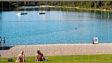 Der Eigenbetrieb Seepark mit dem Strandbad schrieb auch in den Geschäftsjahren 2018 und 2019 rote Zahlen.