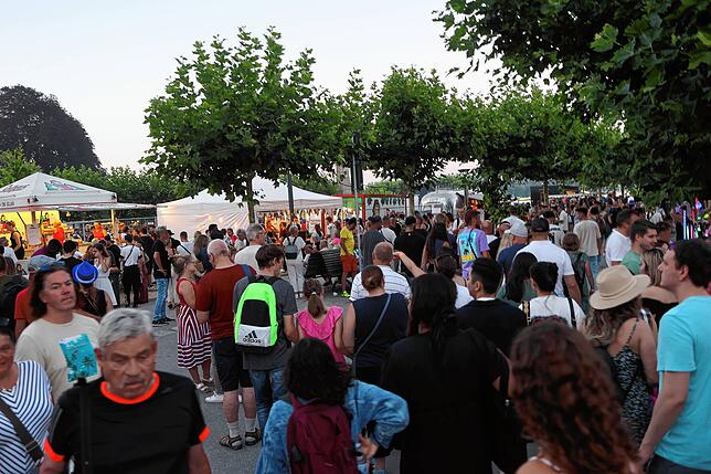 Bild 34: Seenachtfest 2024: Im Stadtgarten spielt nicht nur die Musik, sondern spielen auch die Kinder