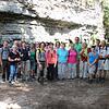 Amelfelsen: Der Stopp am Amselfelsen, die brüten hier wirklich, ist für jeden Wanderer in der Schlucht ein Muss. An dieser Stellen ...