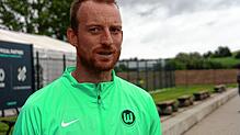 Fühlt sich im Trainingslager in Donaueschingen wohl: Maximilian Arnold, Mittelfeldspieler des Bundesligisten VfL Wolfsburg. Bild: ...