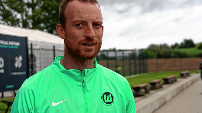 Fühlt sich im Trainingslager in Donaueschingen wohl: Maximilian Arnold, Mittelfeldspieler des Bundesligisten VfL Wolfsburg. Bild: ...