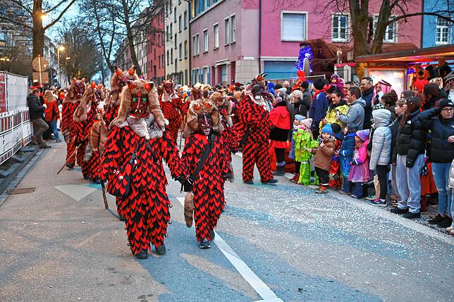 Bild 16: In Petershausen steht der Narrenbaum! Alle Fotos vom Freitagabend