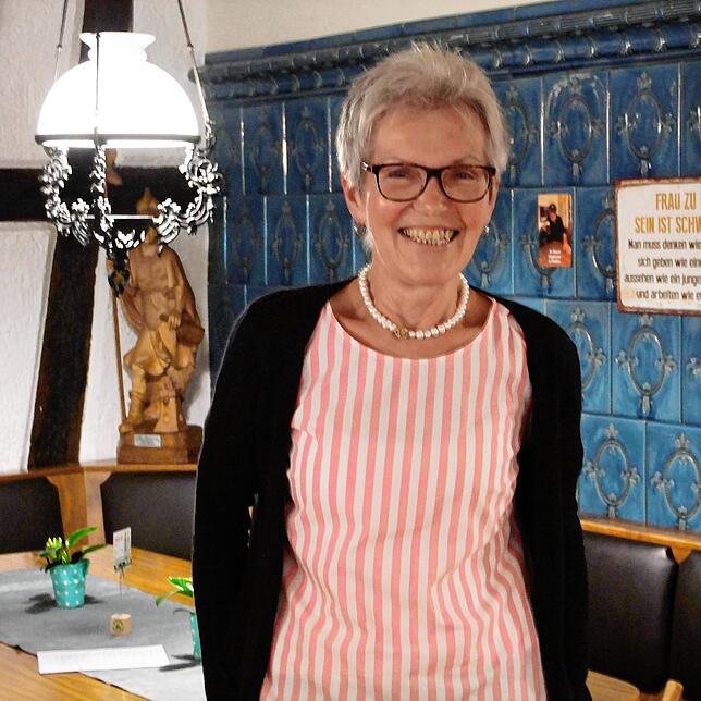Mit Freude über den Neustart: Gastronomin Brigitte Bohner-Seibold vom Landgasthof Zum Sternen in Bankholzen.