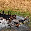 Die Wiesen an den Grillplätzen Romäusquelle &ndash; hier ein Bild vom März &ndash; waren schon im Frühjahr trocken. Nun ist Grillen ...