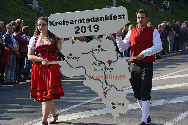 Das Kreiserntedankfest 2019 wird in Mundelfingen gefeiert.