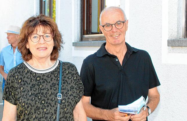 Bürgermeisterstellvertreterin Christiane Oßwald und Ehemann Bernhard Oßwald gehen natürlich auch zum Wählen.