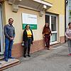 Arbeiten zusammen (von links): Ajmal Farman, Dagmar Bigerl und Juliet Brook Blaut von dem Verein Unser buntes Engen sowie Ina Klietz von ...