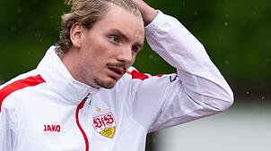 Nick Woltemade kam beim Testspielsieg des VfB Stuttgart zum Einsatz.