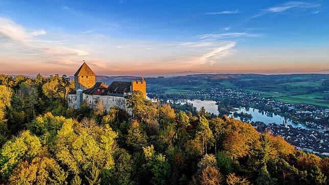 Die Burg Hohenklingen bietet einen schönen Ausblick auf Stein am Rhein und die Region.